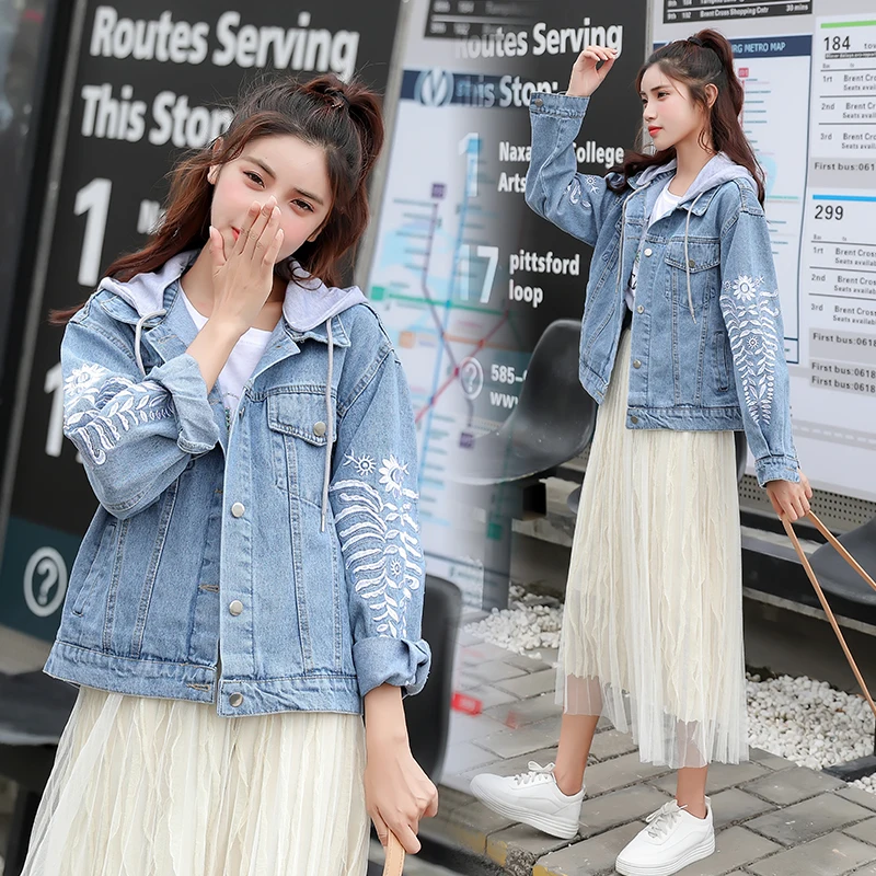 Cheap wholesale 2019 new autumn winter Hot selling women's fashion netred casual Denim Jacket BP657
Cheap wholesale 2019 new autumn winter Hot selling women's fashion netred casual Denim Jacket BP657
