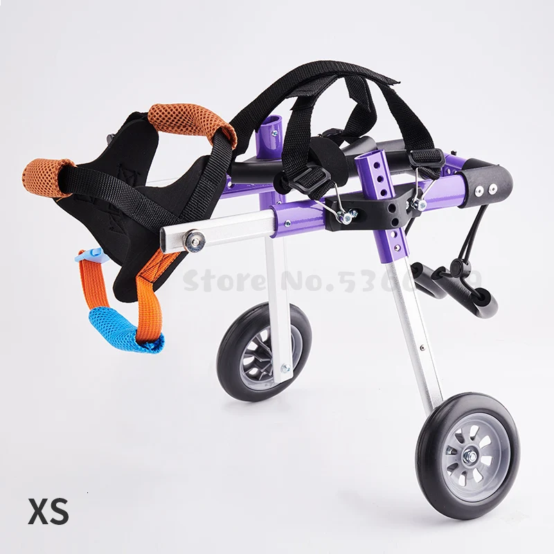 

Dog Wheelchair Hind Legs Hind Legs Disabled Two-wheeled Assisted Cart Pet Wheelchair Cat Wheelchair Light New Pet Car