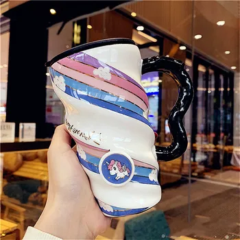 Creative Unicorn Cup Ceramic Thread Mug with Lid Spoon Coffe Mug Catoon Cute Kids Girls Christmas Mugs and Cups Gift
Creative Unicorn Cup Ceramic Thread Mug with Lid Spoon Coffe Mug Catoon Cute Kids Girls Christmas Mugs and Cups Gift