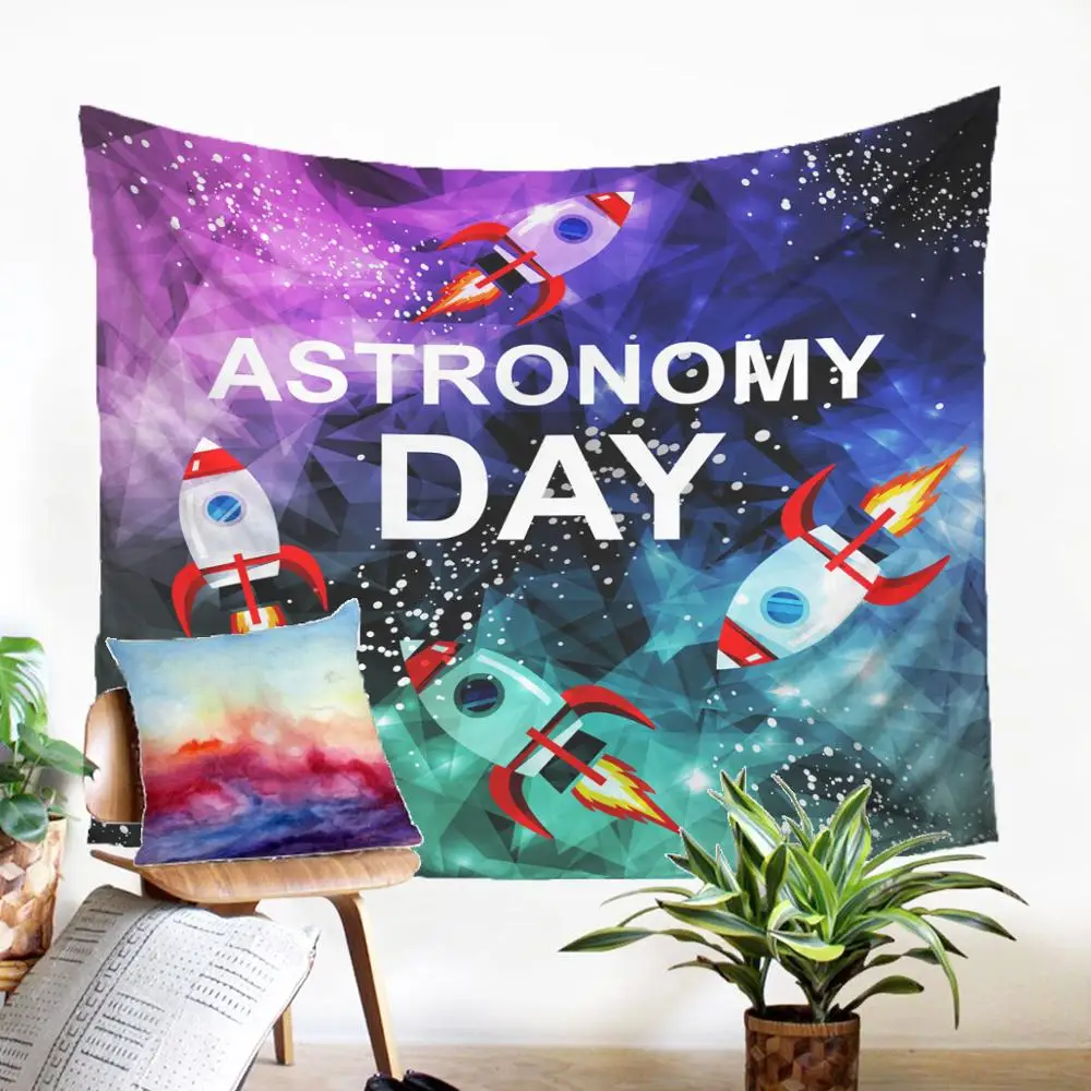 Child-Oriented Wall Tapestry Fabic Macrame Panel Children's Drawing Spacecraft Pattern Tapestry High Quality Home Textiles
Child-Oriented Wall Tapestry Fabic Macrame Panel Children's Drawing Spacecraft Pattern Tapestry High Quality Home Textiles