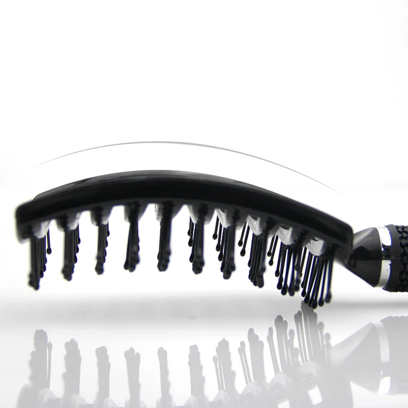 Description Picture 5 of itemCurved Vented Professional Detangling Comb Portable Home Massage Hair Brush Styling Tools Fast Drying Barber Hairdressing Salon