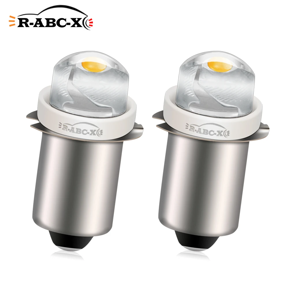 2Pcs 0.5W P13.5S PR2 Non-Polarity 3V 4.5V 6V 9V 18V 100Lm COB LED Maglite Flashlight Bulb Torch Bike Engine Warm 4300K 6000K | Автомобили