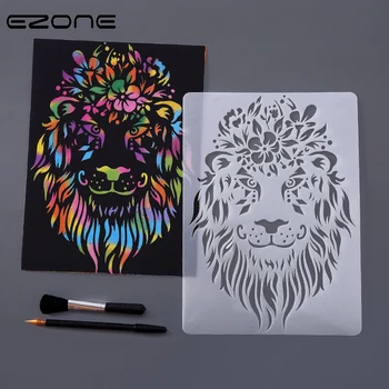 EZONE Animals Drawing Template Ruler Hollow Out Template Stationery Children Drawing Ruler With Painting Scratch Paper Sets
EZONE Animals Drawing Template Ruler Hollow Out Template Stationery Children Drawing Ruler With Painting Scratch Paper Sets