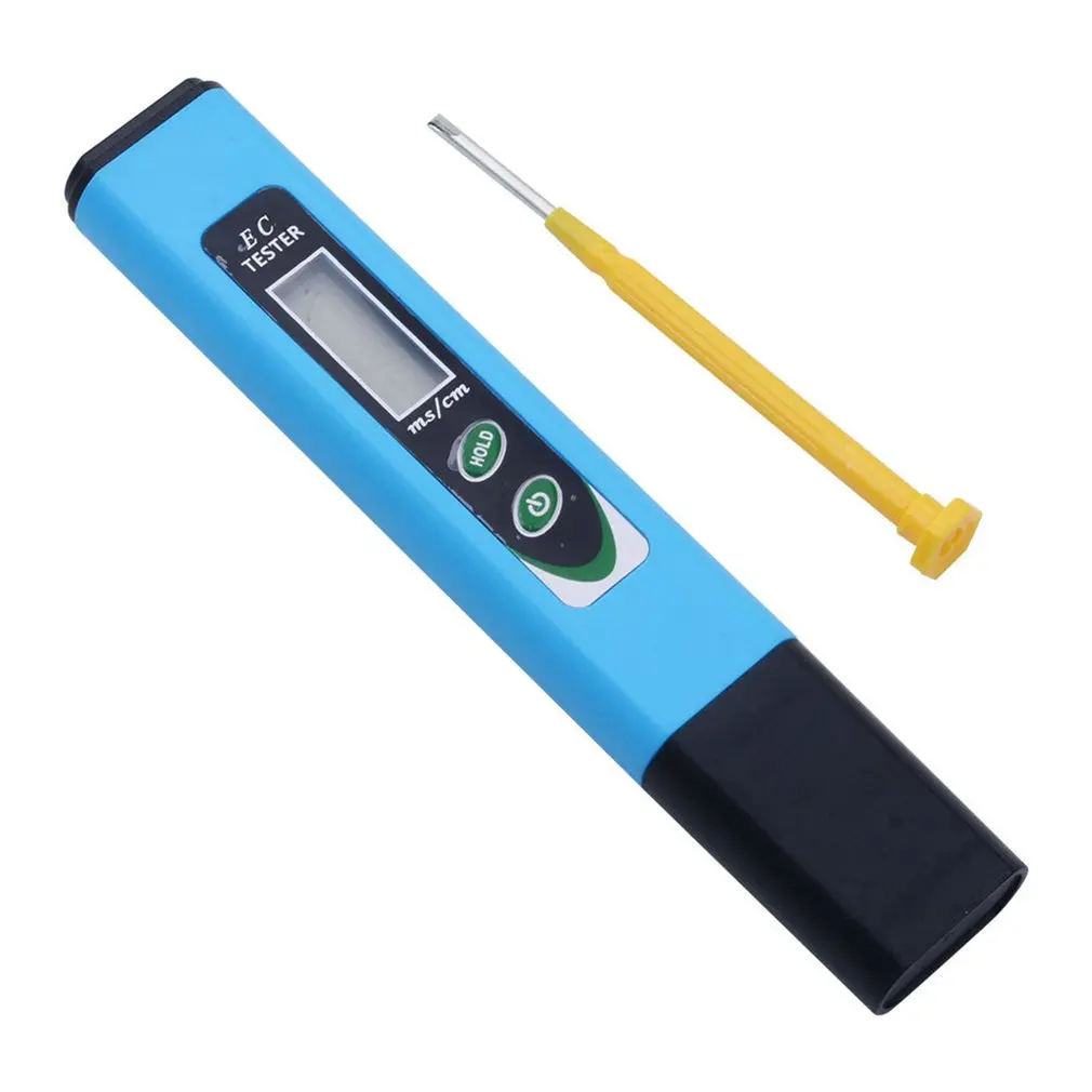 Portable EC Meter Tester Pen Digital Hydroponics Water Quality Purity Monitor Filter Measuring with ATC Conductivity
Portable EC Meter Tester Pen Digital Hydroponics Water Quality Purity Monitor Filter Measuring with ATC Conductivity