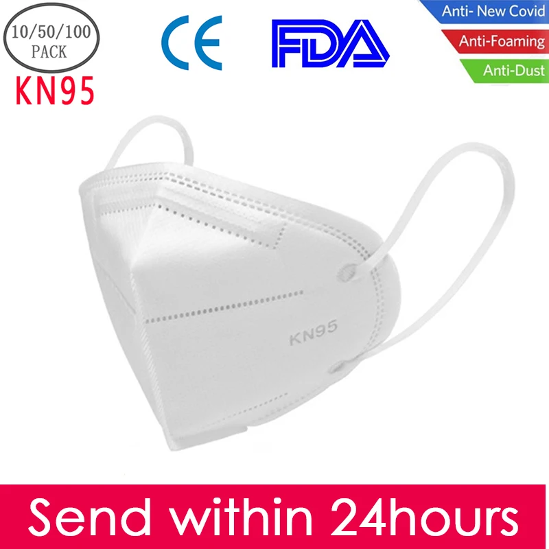 10 pcs N95 Face mask medical Surgical mouth mask CE Certification Anti-fog And Breathable Face Masks 95% Filtration Dropshipping