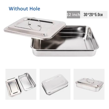 12 Inch High Temperature Sterilization Stainless Steel Surgical Tray With Cover Dental Lab Instrument Tool Without Hole
12 Inch High Temperature Sterilization Stainless Steel Surgical Tray With Cover Dental Lab Instrument Tool Without Hole