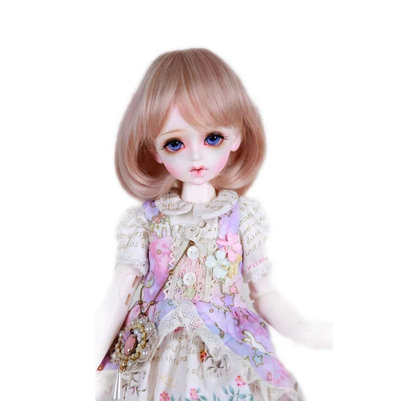 15-23 # цвет для BJD SD Bob волос с челкой 1/3 1/4 1/6 1/8 Высокая температура волокна кукла