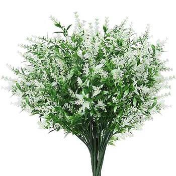 8 Bundles Artificial Lavender Flowers Outdoor Fake Flowers No Fade Faux Plastic Plants Garden Porch Window Box-White
8 Bundles Artificial Lavender Flowers Outdoor Fake Flowers No Fade Faux Plastic Plants Garden Porch Window Box-White