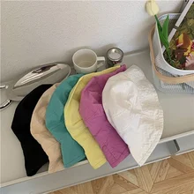 Japanese Niche Style Breathable Thin Style Version of Solid Color Fisherman Hat Female Summer Wild Sun Shade Big Eaves Hat
Japanese Niche Style Breathable Thin Style Version of Solid Color Fisherman Hat Female Summer Wild Sun Shade Big Eaves Hat