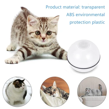 Cat Toy Smart Interactive USB Rechargeable Led Light 360 Degree Self Rotating Ball Pets Playing Toys Motion Activated Pet Ball
Cat Toy Smart Interactive USB Rechargeable Led Light 360 Degree Self Rotating Ball Pets Playing Toys Motion Activated Pet Ball