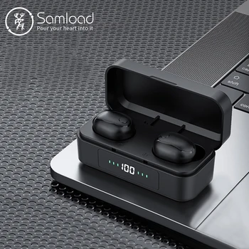 Samload Noise reduction Wireless Stereo Sports Headphones Waterproof Earbuds Bluetooth 5.0 Earphones Built-in Microphone Call 
Samload Noise reduction Wireless Stereo Sports Headphones Waterproof Earbuds Bluetooth 5.0 Earphones Built-in Microphone Call