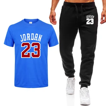 2020 Men's Sets T Shirts+pants Two Pieces Sets Casual Tracksuit Men/Women Jordan 23 suit print Tops+Pants Gyms Fitness trousers
2020 Men's Sets T Shirts+pants Two Pieces Sets Casual Tracksuit Men/Women Jordan 23 suit print Tops+Pants Gyms Fitness trousers