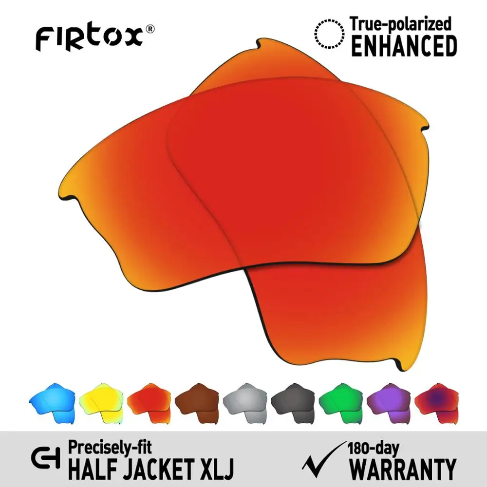 Firtox True UV400 Polarized Lenses Replacement for-Oakley Half Jacket XLJ Sunglasses (Compatiable Lens Only) - Multiple Colors
Firtox True UV400 Polarized Lenses Replacement for-Oakley Half Jacket XLJ Sunglasses (Compatiable Lens Only) - Multiple Colors