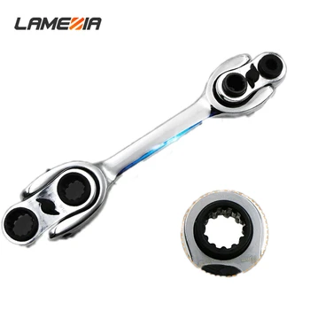 LAMEZIA Multifunctional Ratchet Activity Alloy Wrench Double Head Positive And Negative Manual Fast Repair Spanner Hand Tool
LAMEZIA Multifunctional Ratchet Activity Alloy Wrench Double Head Positive And Negative Manual Fast Repair Spanner Hand Tool
