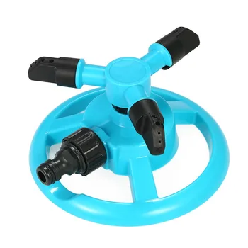 Garden Sprinkler Automatic 360 Rotating Lawn Watering Sprinkler Adjustable Irrigation System with Three Arm Sprayers and Nipple 
Garden Sprinkler Automatic 360 Rotating Lawn Watering Sprinkler Adjustable Irrigation System with Three Arm Sprayers and Nipple