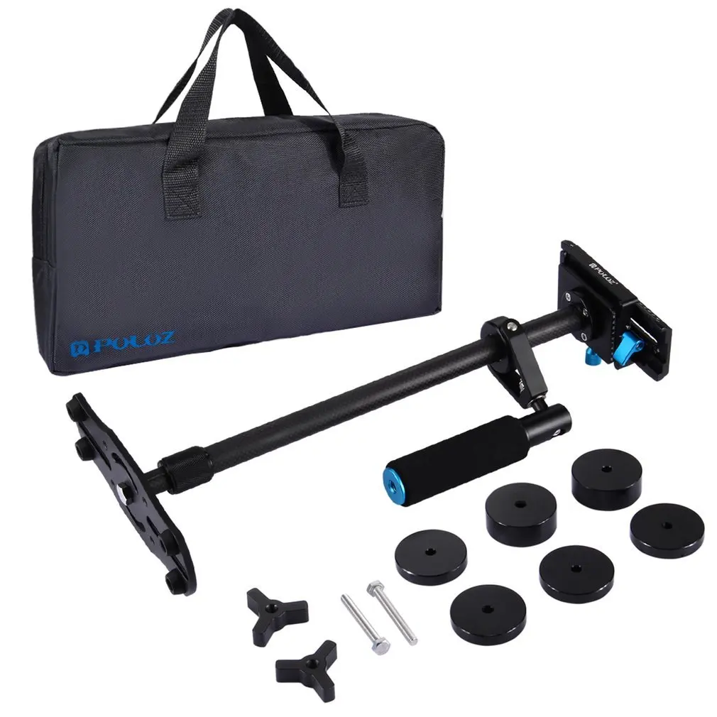 Mini Carbon Fiber Handheld Steadicam DSLR SLR Camera Stabilizer Video Steadycam Camcorder Glidecam Filmmaking Gimbal
Mini Carbon Fiber Handheld Steadicam DSLR SLR Camera Stabilizer Video Steadycam Camcorder Glidecam Filmmaking Gimbal