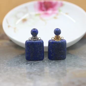 Gold/Silver Plated 20x32mm Lapis Lazuli Perfume Bottle Pendants Bulk,Blue Gems Stone Essential Oil Diffuser Vial Necklace Charms
Gold/Silver Plated 20x32mm Lapis Lazuli Perfume Bottle Pendants Bulk,Blue Gems Stone Essential Oil Diffuser Vial Necklace Charms