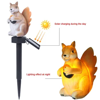 Yard Small Outdoor Garden Solar Light Squirrel Shape Weather Resistant Led Ground Insert Lighting Cute Decoration Resin Lawn
Yard Small Outdoor Garden Solar Light Squirrel Shape Weather Resistant Led Ground Insert Lighting Cute Decoration Resin Lawn