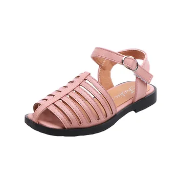 Summer Children's Covered-toes Simple Hollow Soft Princess Beach Sandals Medium Big Kids Beach Shoes Girls Wild Leather Flats 
Summer Children's Covered-toes Simple Hollow Soft Princess Beach Sandals Medium Big Kids Beach Shoes Girls Wild Leather Flats