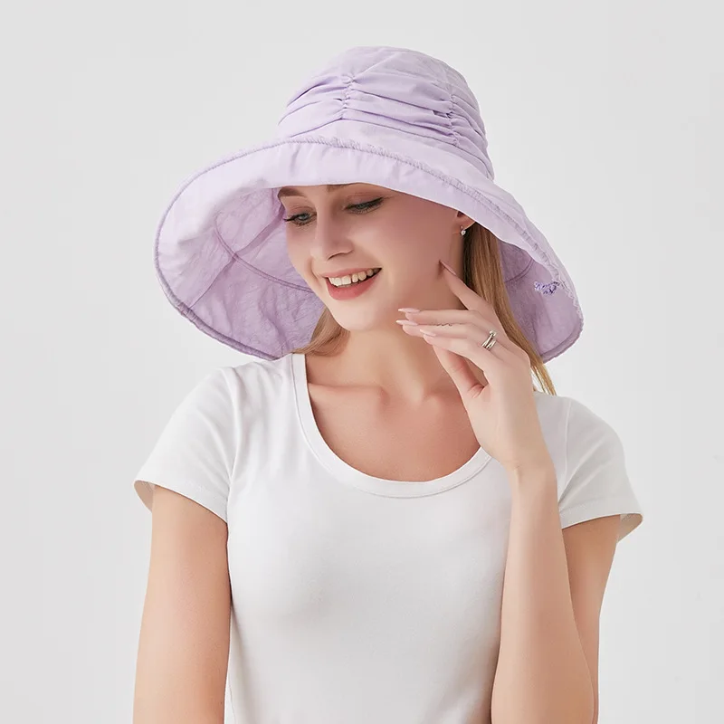 New Style Summer Women's UV-Protection Shade Cloth Cap Versatile Pleated Fisherman Hat Outing Sun Hat Foldable
New Style Summer Women's UV-Protection Shade Cloth Cap Versatile Pleated Fisherman Hat Outing Sun Hat Foldable