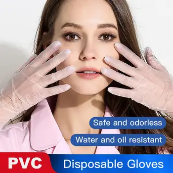 100Pcs PVC Gloves Service Food Grade Blue Durable Kitchen Powder Free Strong Disposable Gloves Isolation Fingerprint
100Pcs PVC Gloves Service Food Grade Blue Durable Kitchen Powder Free Strong Disposable Gloves Isolation Fingerprint