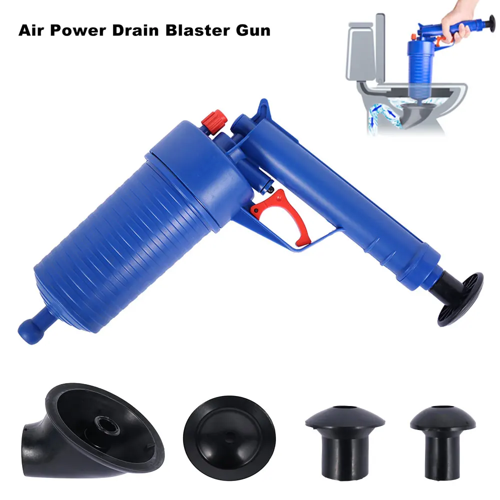 Newest Air Power Drain Blaster Gun High Pressure Powerful Manual Sink Plunger Opener Cleaner Pump For Toilets Showers Bathroom
Newest Air Power Drain Blaster Gun High Pressure Powerful Manual Sink Plunger Opener Cleaner Pump For Toilets Showers Bathroom