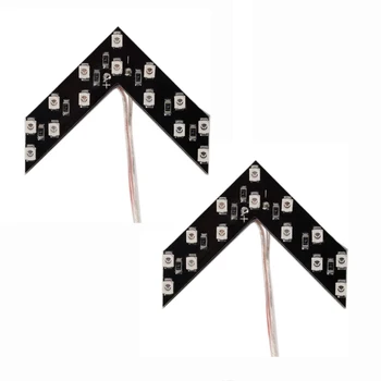 2 PCS 14 SMD LED Car rear-view mirror turn signals Red 
2 PCS 14 SMD LED Car rear-view mirror turn signals Red