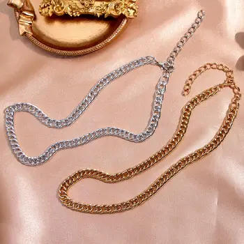 JUST FEEL Fashion Choker Necklace for Men Women Gold Silver Color Link Chain Necklace Statement Collar Simple Jewelry Wholesale
JUST FEEL Fashion Choker Necklace for Men Women Gold Silver Color Link Chain Necklace Statement Collar Simple Jewelry Wholesale