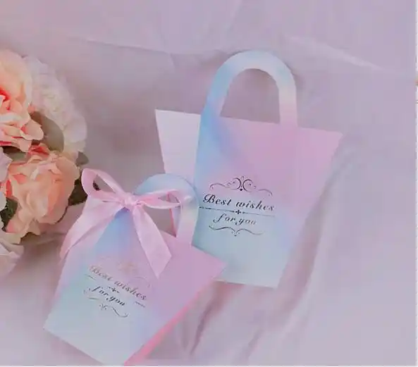 candy bag handbag bow tote wedding dessert bag candy box gift