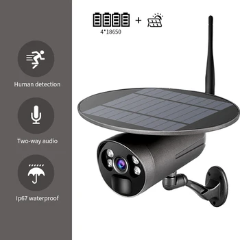 Wifi IP Camera Outdoor Security Wireless Solar Cam HD 1080P Night Vision Full Color Motion-Detection Two-Way Audio CCTV
Wifi IP Camera Outdoor Security Wireless Solar Cam HD 1080P Night Vision Full Color Motion-Detection Two-Way Audio CCTV