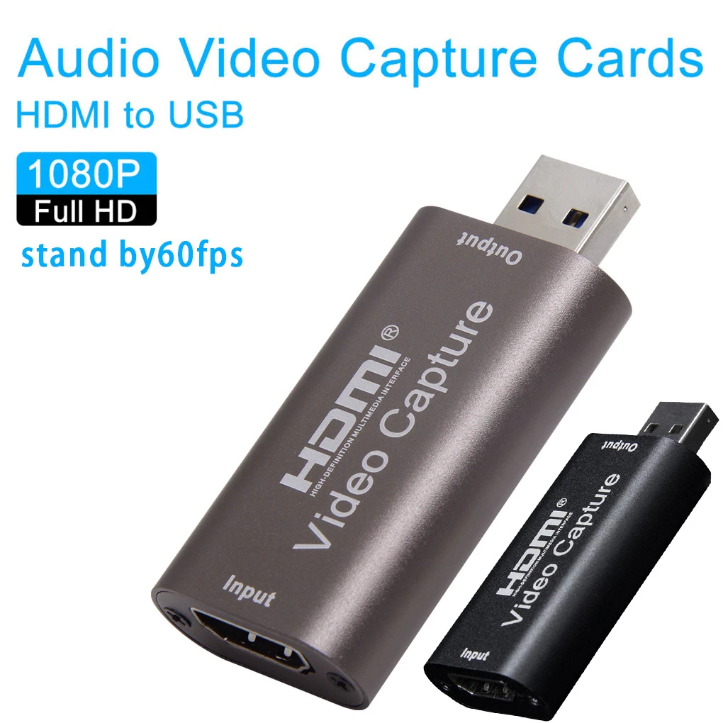 Новая мини карта видеозахвата 4K 1080P 60 кадров/с HDMI USB|Карты видео- и ТВ-тюнеров| |