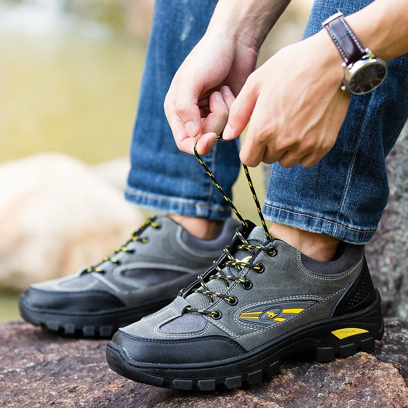 Men Outdoor Sneakers Lace-up Hiking Shoes Waterproof Anti-Skidding Mountain Trekking Shoes Breathable Climbing Camping Boots
Men Outdoor Sneakers Lace-up Hiking Shoes Waterproof Anti-Skidding Mountain Trekking Shoes Breathable Climbing Camping Boots