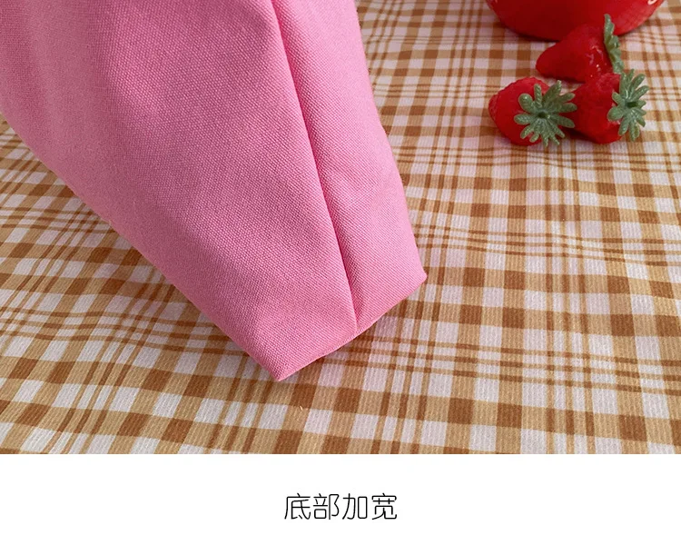 Cute Grocery List Design Canvas Tote Bag - Eco-Friendly Shopping Companion 7 H361b6f010cad42249dd3c13435045277L