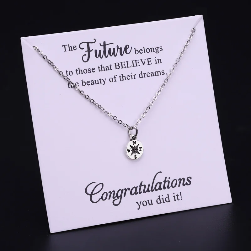 Compass Graduate Necklace Graduation Gift Star Degree Diploma Senior Choker Necklaces School Leavers 2019 2020 Women Jewelry 
Compass Graduate Necklace Graduation Gift Star Degree Diploma Senior Choker Necklaces School Leavers 2019 2020 Women Jewelry