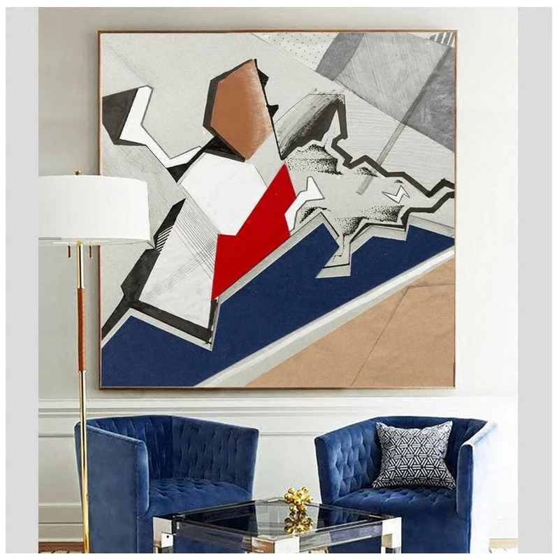 Modern Living Room Entrance Bedroom Nordic Art Gorgeous Red And Blue Color Spots Abstract Decorative Paintings Art Hotel
Modern Living Room Entrance Bedroom Nordic Art Gorgeous Red And Blue Color Spots Abstract Decorative Paintings Art Hotel