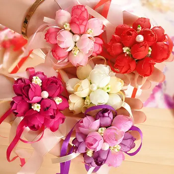 Artificial Flower Rose Wedding decoration mariage Wrist Corsages Hand Flower silk Lace PE Foam Brides Bridesmaid wrist
Artificial Flower Rose Wedding decoration mariage Wrist Corsages Hand Flower silk Lace PE Foam Brides Bridesmaid wrist