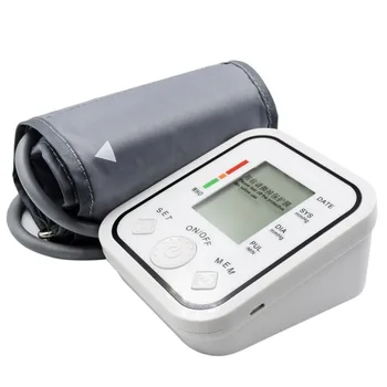 LCD Digital Upper Arm Blood Pressure Monitor Heart Beat Meter Pulse Machine Automatic Blood Pressure Monitor tonometer manometer
LCD Digital Upper Arm Blood Pressure Monitor Heart Beat Meter Pulse Machine Automatic Blood Pressure Monitor tonometer manometer