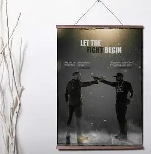 Conor Mcgregor Boxing VS Floyd Mayweather Art Print canvas Poster Canvas Scroll Painting with wood
Conor Mcgregor Boxing VS Floyd Mayweather Art Print canvas Poster Canvas Scroll Painting with wood