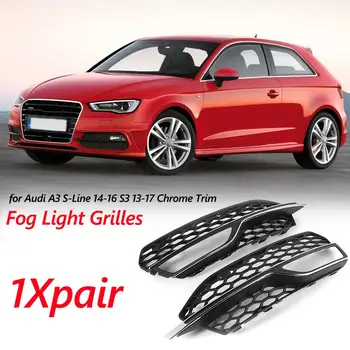 1 Pair Front Fog Light Mesh Excellent ABS Plastics Prolonged Durable Grills Grilles for Audi A3 S-Line S3 Chrome Trim
1 Pair Front Fog Light Mesh Excellent ABS Plastics Prolonged Durable Grills Grilles for Audi A3 S-Line S3 Chrome Trim