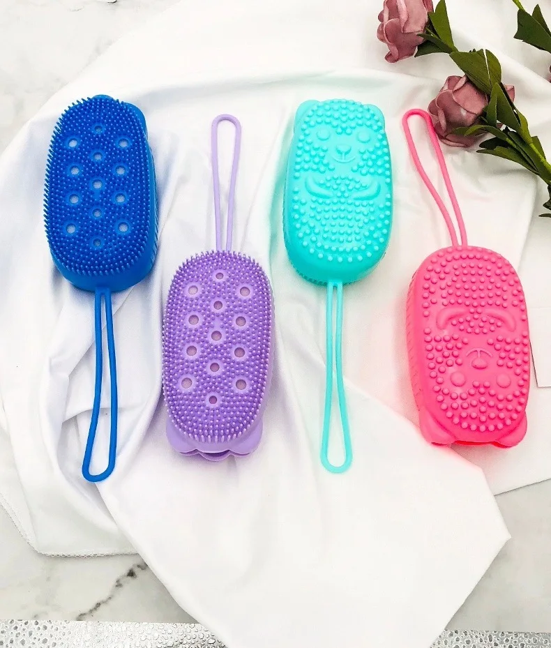 Double-sided Soft Silicone Massage Bath Brushes Scrubing Brush for Body Multifunction Bathing Tools Anti-dropping Can Be Hung
Double-sided Soft Silicone Massage Bath Brushes Scrubing Brush for Body Multifunction Bathing Tools Anti-dropping Can Be Hung