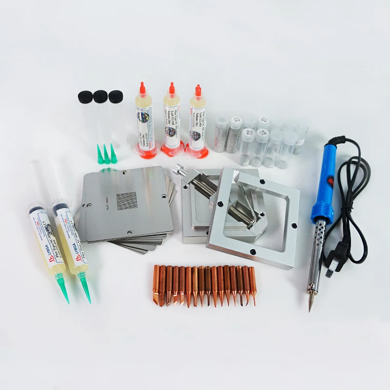 35pcs 90mm Aluminium alloy BGA Reballing Station BGA Reball Kit Magnetism Lock 90mm Universal Bga Stencil BGA solder ball
35pcs 90mm Aluminium alloy BGA Reballing Station BGA Reball Kit Magnetism Lock 90mm Universal Bga Stencil BGA solder ball