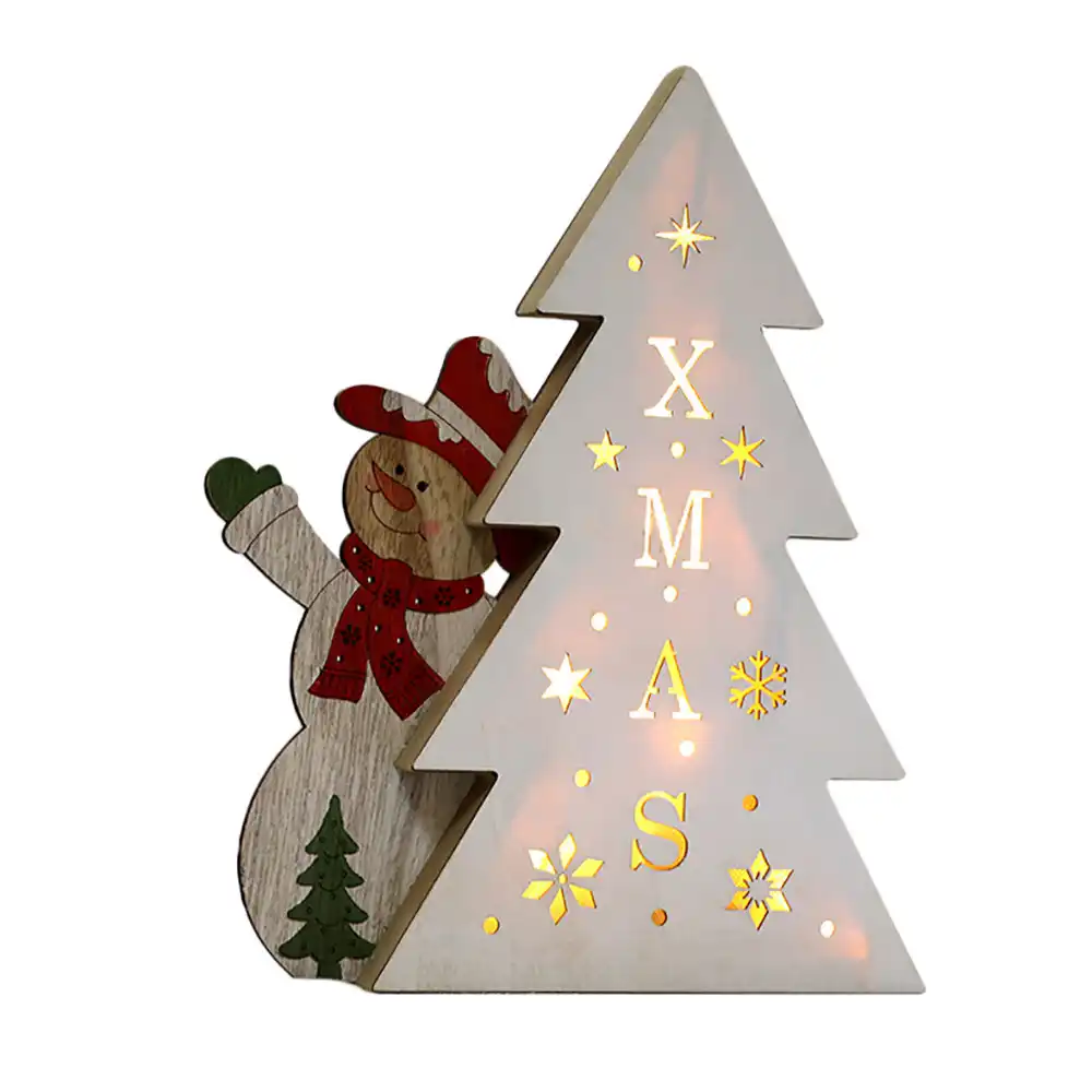 1pc christmas ornament santa claus snowman elk deer supplies