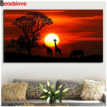 3D Mosaic Diamond Painting Giraffes Sunset Wild Animal Natural Landscape Diamond Embroidery 5D DIY Diamond Painting Cross Stitch
3D Mosaic Diamond Painting Giraffes Sunset Wild Animal Natural Landscape Diamond Embroidery 5D DIY Diamond Painting Cross Stitch