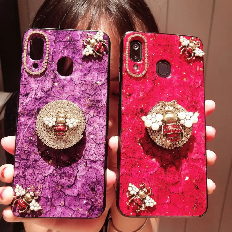 Gold Foil Diamond Glitter Bee Case For Oneplus 7 pro Holder Ring Stand Phone Case Cover For Oneplus 7 1+7 Capa 1+7 Pro
Gold Foil Diamond Glitter Bee Case For Oneplus 7 pro Holder Ring Stand Phone Case Cover For Oneplus 7 1+7 Capa 1+7 Pro