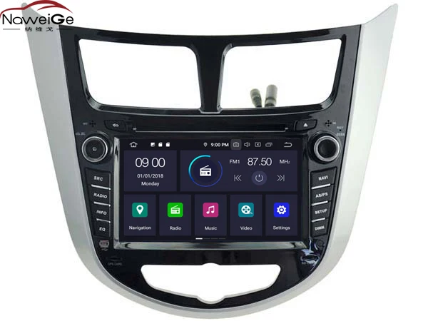 NaweiGe 7Inch Android Octa core 9.0 PX5 4+32GB Car dvd for Hyundai Verna/Accent/Solaris 2011-2012 Autoradio GPS Navigation DVD
NaweiGe 7Inch Android Octa core 9.0 PX5 4+32GB Car dvd for Hyundai Verna/Accent/Solaris 2011-2012 Autoradio GPS Navigation DVD
