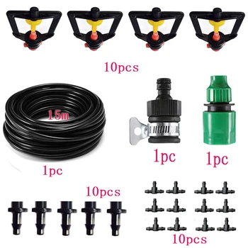 DIY Drip Irrigation System Automatic Watering Garden Greenhouse Hose Micro Drip Watering Kits with Adjustable Dripper Atomizer Z
DIY Drip Irrigation System Automatic Watering Garden Greenhouse Hose Micro Drip Watering Kits with Adjustable Dripper Atomizer Z