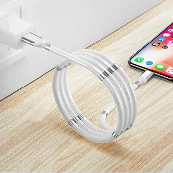 100cm Magnetic Charging Cable Fast Charging Charger Cable Automatically Retractable Smartphone Data Cable for iOS/Android/Type-C
100cm Magnetic Charging Cable Fast Charging Charger Cable Automatically Retractable Smartphone Data Cable for iOS/Android/Type-C