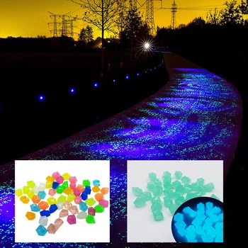 100Pcs Garden Decoration Luminous Pebbles Stones Glow In the Dark Decorative Pebbles Fish Tank Decoration Aquarium Pebble Rocks 
100Pcs Garden Decoration Luminous Pebbles Stones Glow In the Dark Decorative Pebbles Fish Tank Decoration Aquarium Pebble Rocks