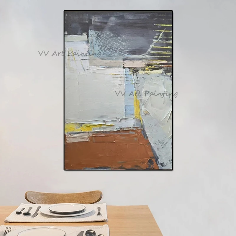 The Hot Sales New Handmade Simple Oil Painting On Canvas Hand Painted Taupe Oil Picture for Living Room Decor Mural Pictures
The Hot Sales New Handmade Simple Oil Painting On Canvas Hand Painted Taupe Oil Picture for Living Room Decor Mural Pictures