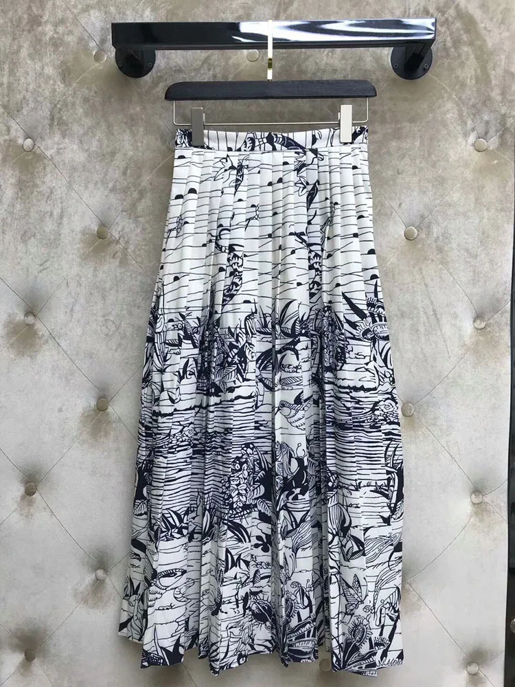 2019 Autumn and Winter Women's New Fashion Wild Flower Print Pleated Long Dress Three Size 36 38 40 Free Shipping Worldwide
2019 Autumn and Winter Women's New Fashion Wild Flower Print Pleated Long Dress Three Size 36 38 40 Free Shipping Worldwide
